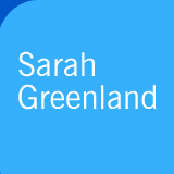  Title image of Sarah Greenlands name